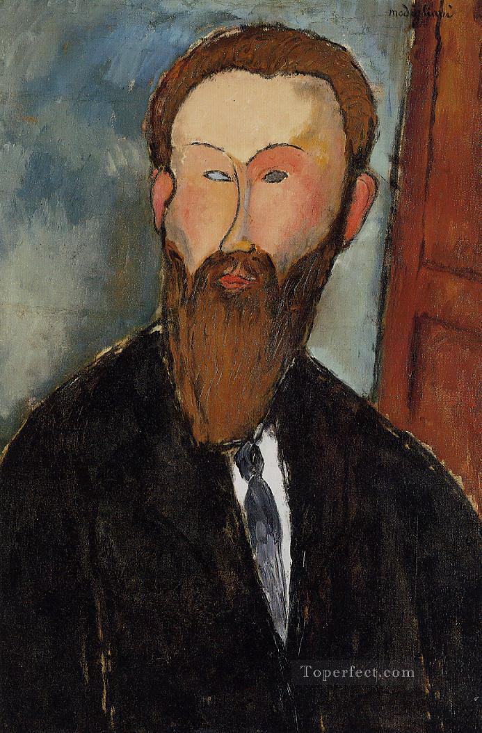 portrait of the photographer dilewski 1916 Amedeo Modigliani Oil Paintings